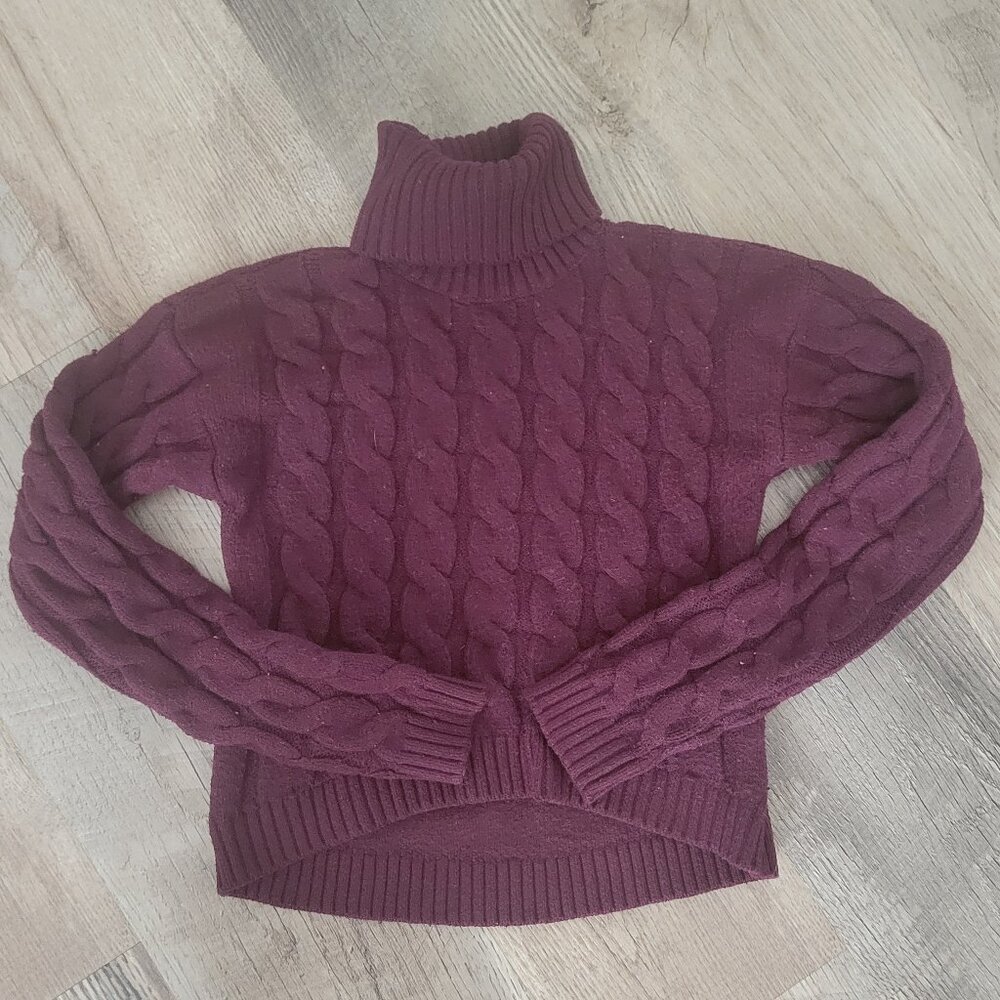 Girls Turtleneck Sweater